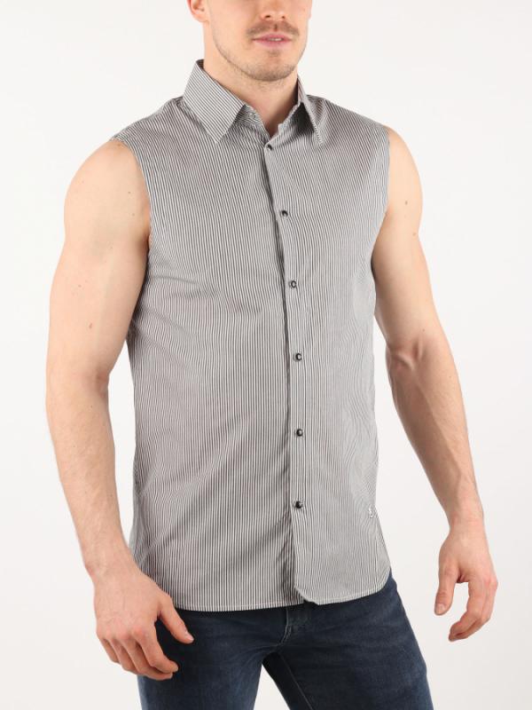 Košile Diesel STATIP-S CAMICIA Šedá