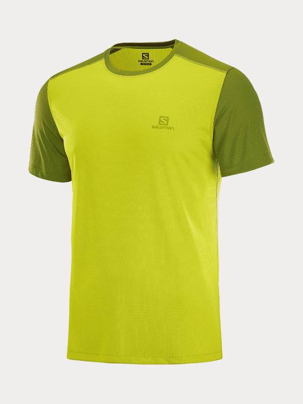 Tričko Salomon Stroll Ss Tee M Žlutá