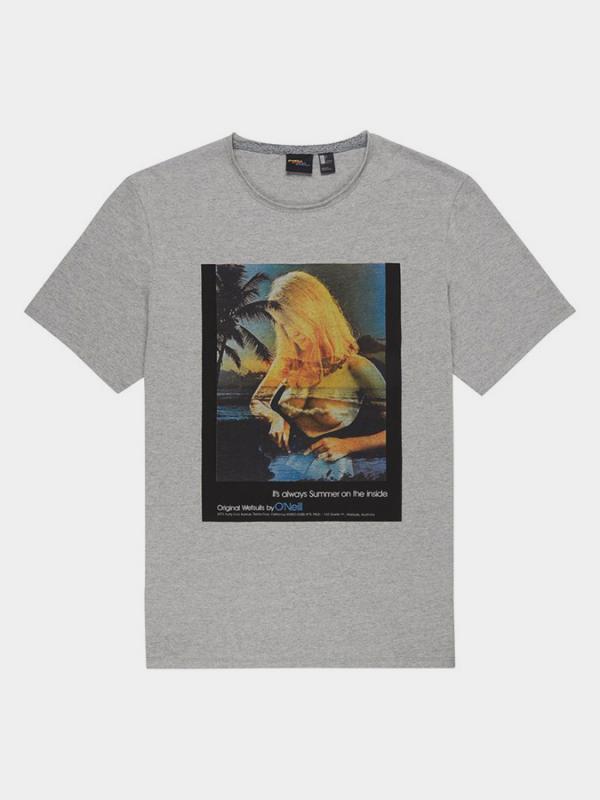 Tričko O´Neill Lm Always Summer T-Shirt Šedá