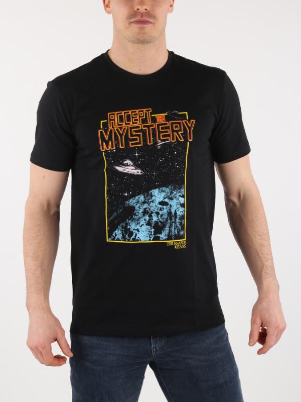 Tričko Trussardi T-Shirt Cotton Jersey Regular Fit Černá