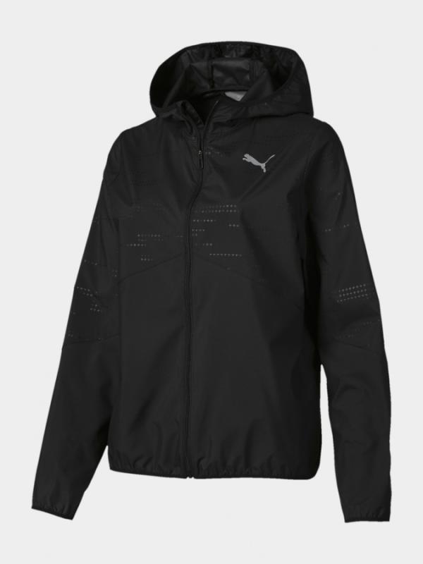 Bunda Puma Ignite Hooded Wind Jacket Černá