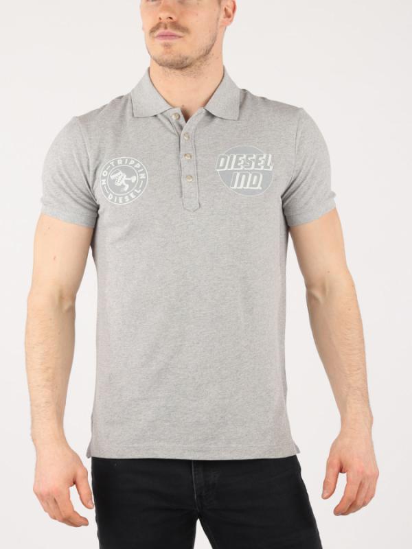 Tričko Diesel T-AYA CAMICIA Šedá