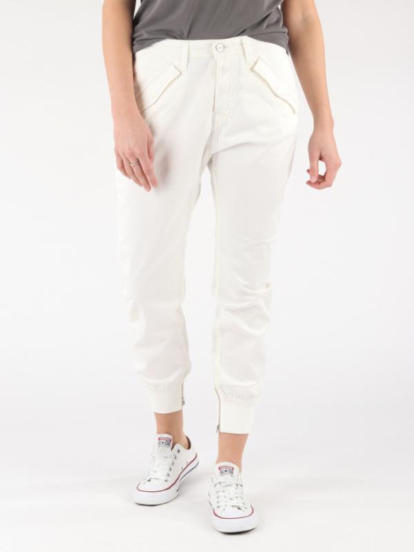 Kalhoty Replay W8837 Pantalone Bílá