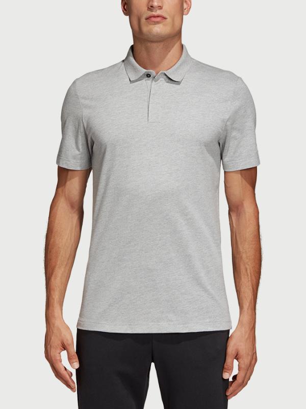Tričko adidas Performance Mh Plain Polo Šedá