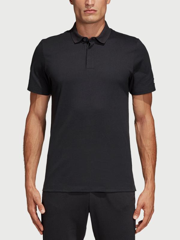 Tričko adidas Performance Mh Plain Polo Černá