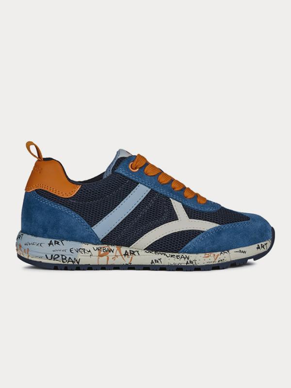 Boty Geox J Alben Boy Modrá