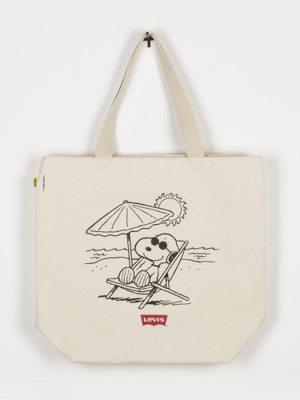 Taška Levi's® Peanuts Snoopy Beach Tote Šedá