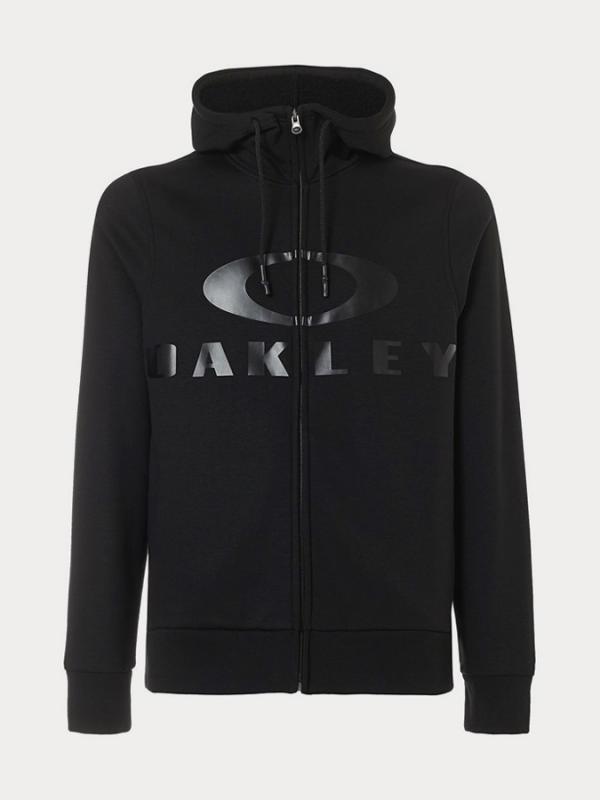 Mikina Oakley Bark Fz Hoodie Blackout Černá