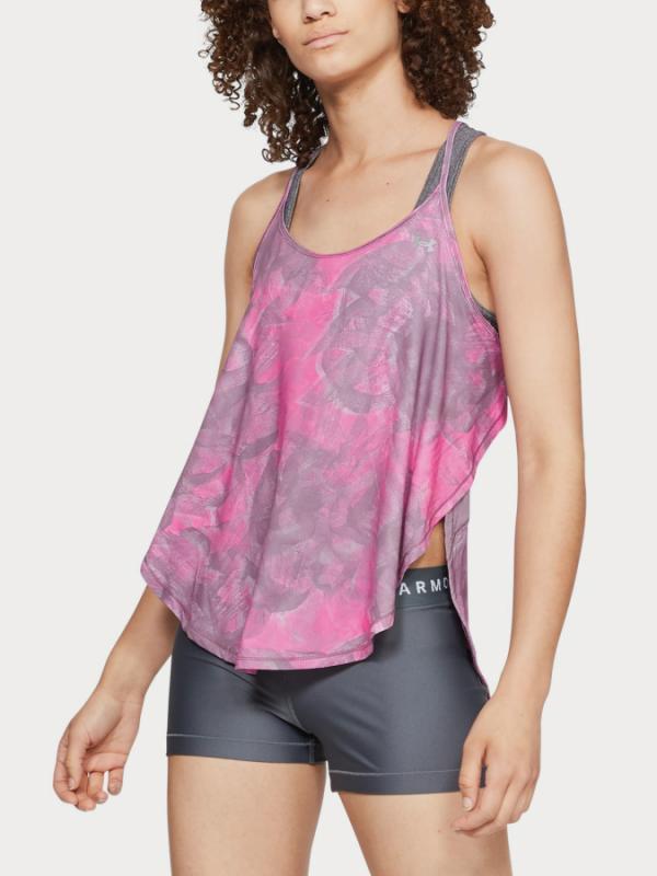 Tílko Under Armour Sport Tank - Flo Ink Print Fialová