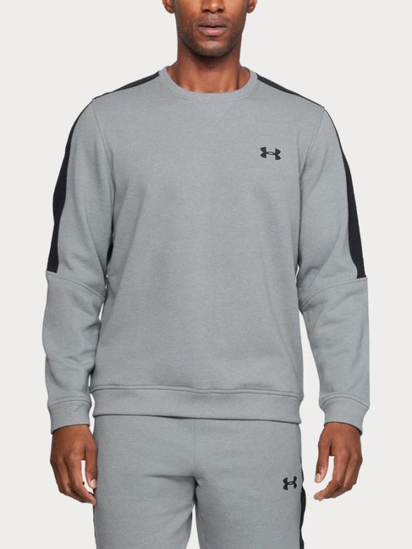Mikina Under Armour Microthread Fleece Crew Šedá