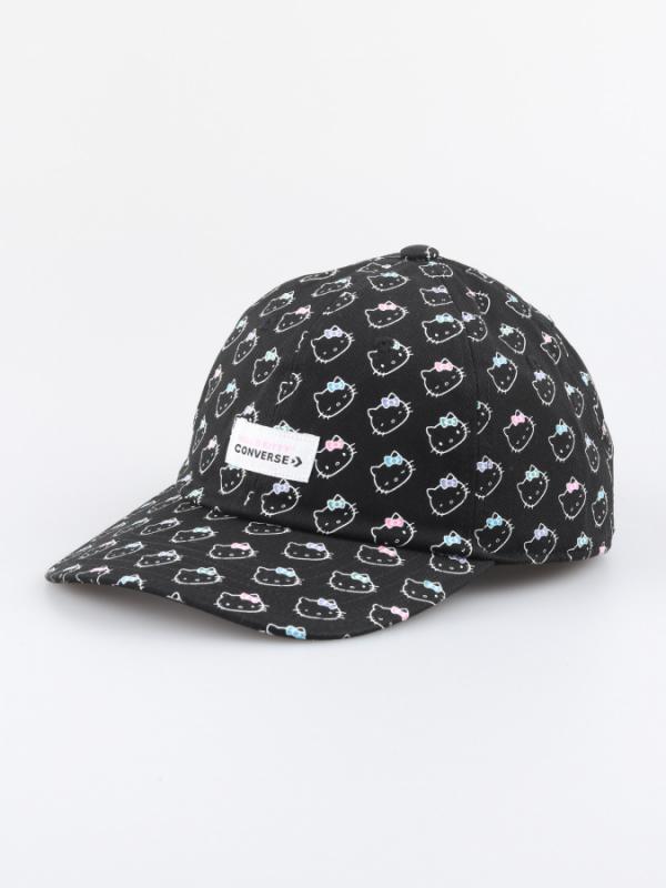 Kšiltovka Converse Hello Kitty Flower Dad Cap Černá