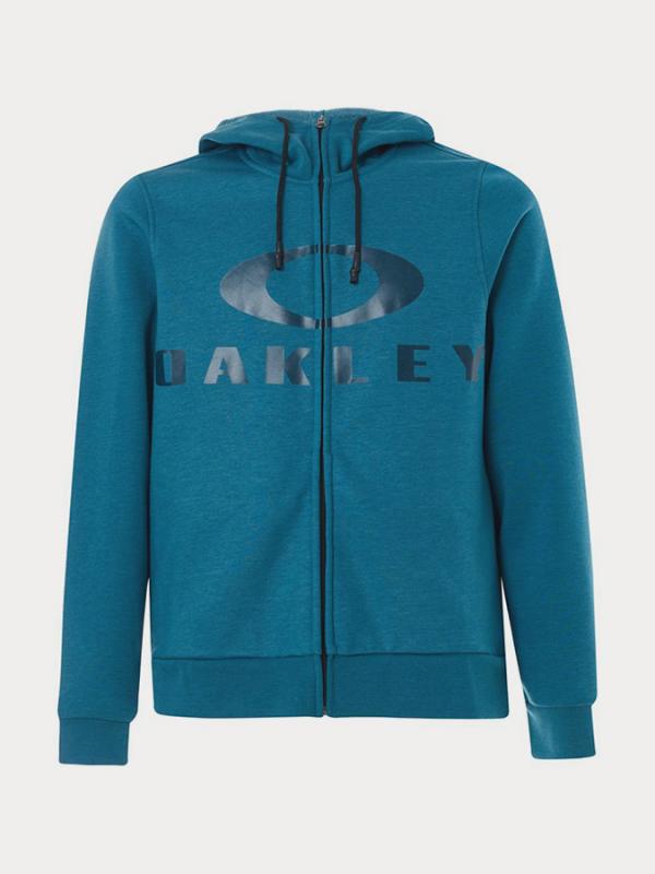 Mikina Oakley Bark FZ Hoodie Modrá