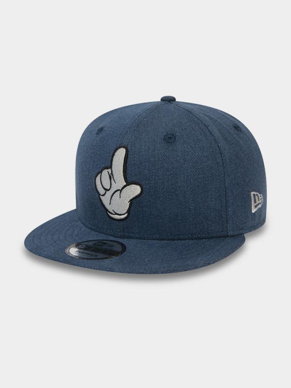 Kšiltovka New Era 950 Street Mickey Denim Micmou Modrá