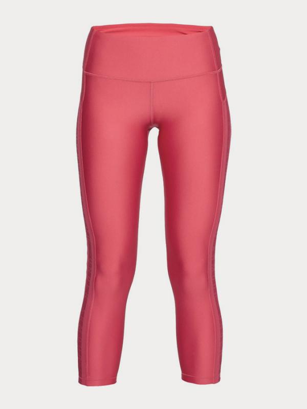 Kompresní legíny Under Armour Hg Ankle Crop Branded Růžová