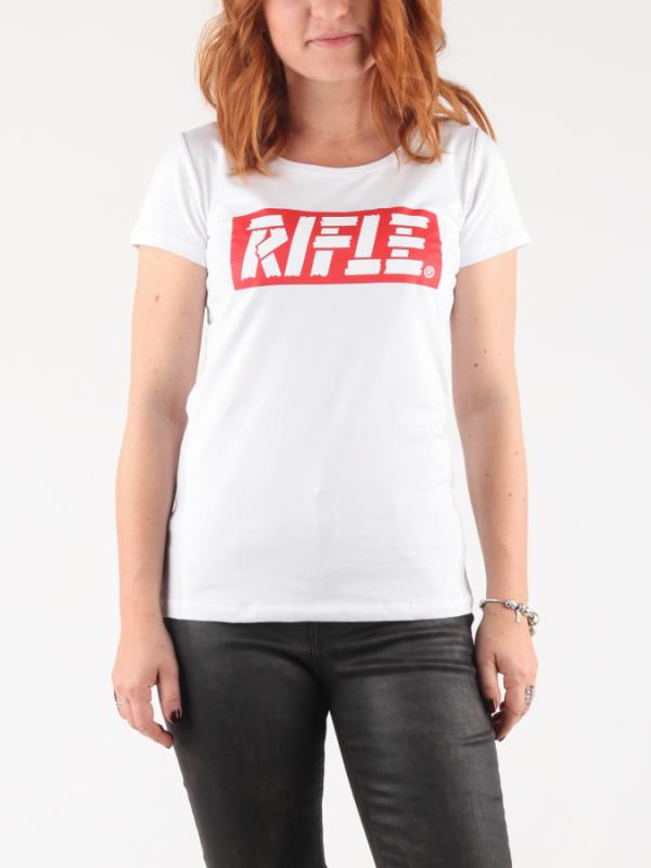 Tričko Rifle W-T-Shirt G/Collo Mc Bílá