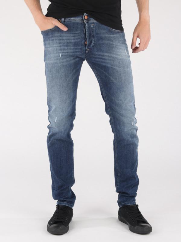 Džíny Diesel Sleenker L.32 Pantaloni Modrá