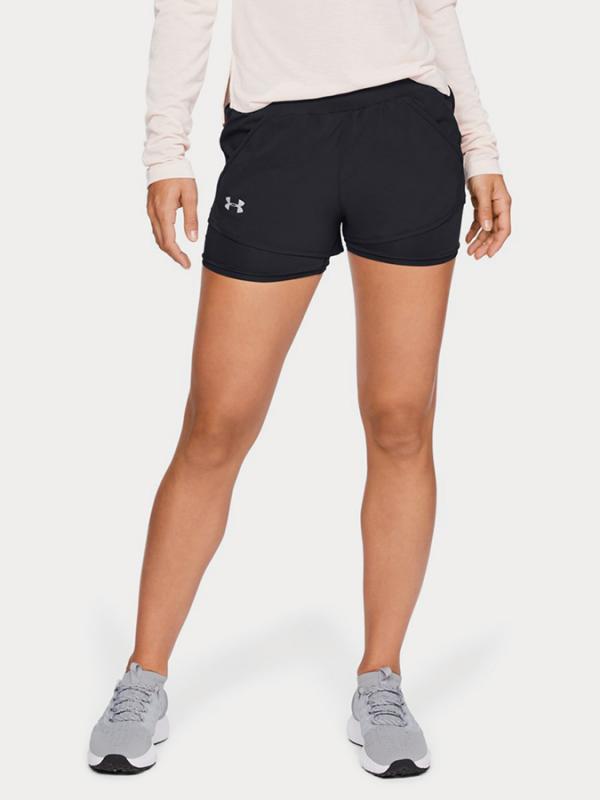 Kraťasy Under Armour Fly By Mini 2-In-1 Černá