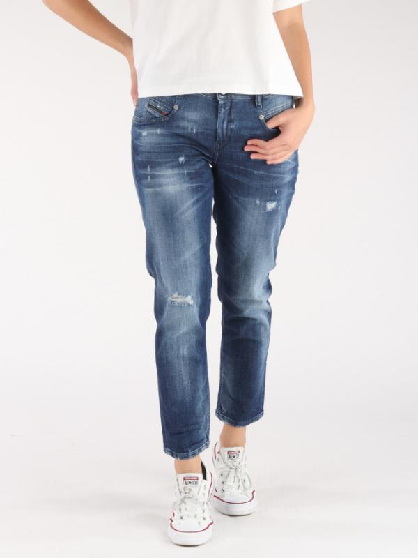 Džíny Diesel Belthy-Ankle L.32 Pantaloni Modrá