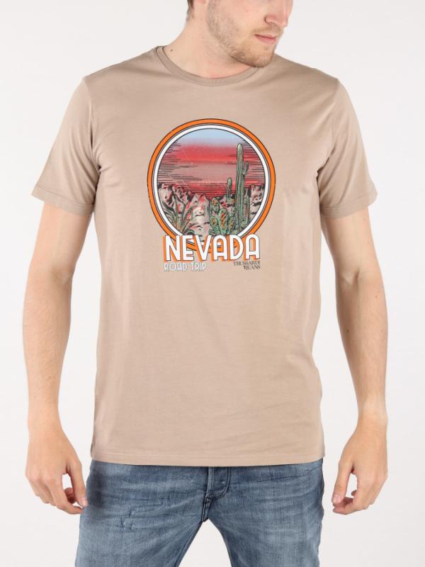 Tričko Trussardi Cotton Jersey T-Shirt Regular Fit Hnědá