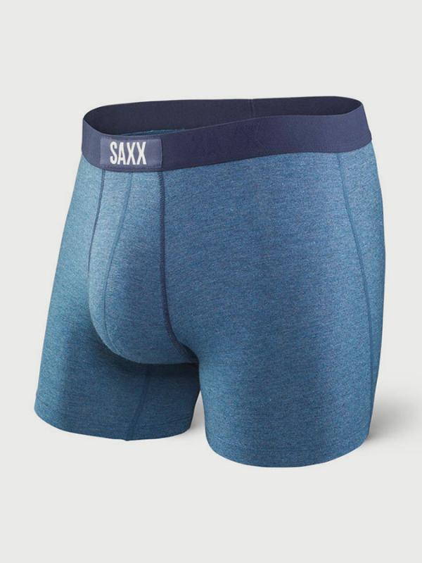Boxerky Saxx Vibe Boxer Brief Indigo Modrá