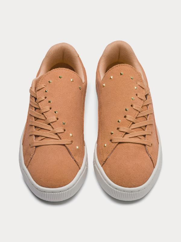 Boty Puma Suede Crush Studs Wn S Hnědá
