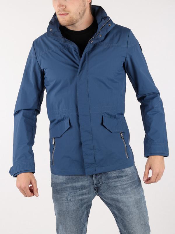 Bunda Trussardi Jacket Regular Fit Technical Matt Nylon Modrá