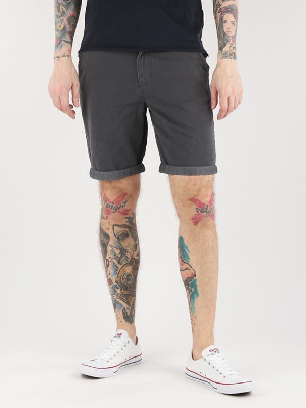 Kraťasy Vans Mn Authentic Cuff Sh Asphalt Černá