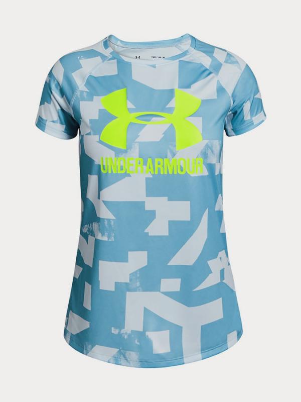 Tričko Under Armour Big Logo Tee Novelty Ss Modrá