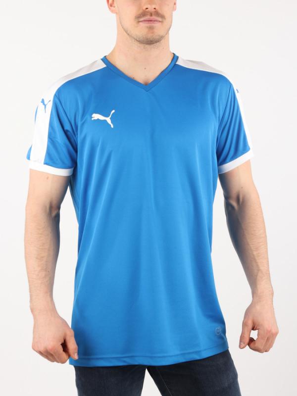 Tričko Puma Pitch Shortsleeved Shirt Modrá