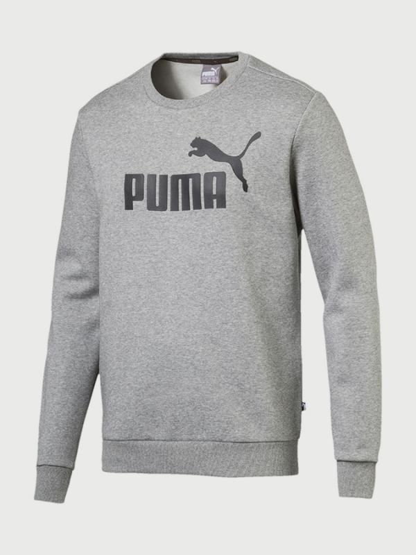 Mikina Puma Essentials Fleece Crew Sweat Šedá