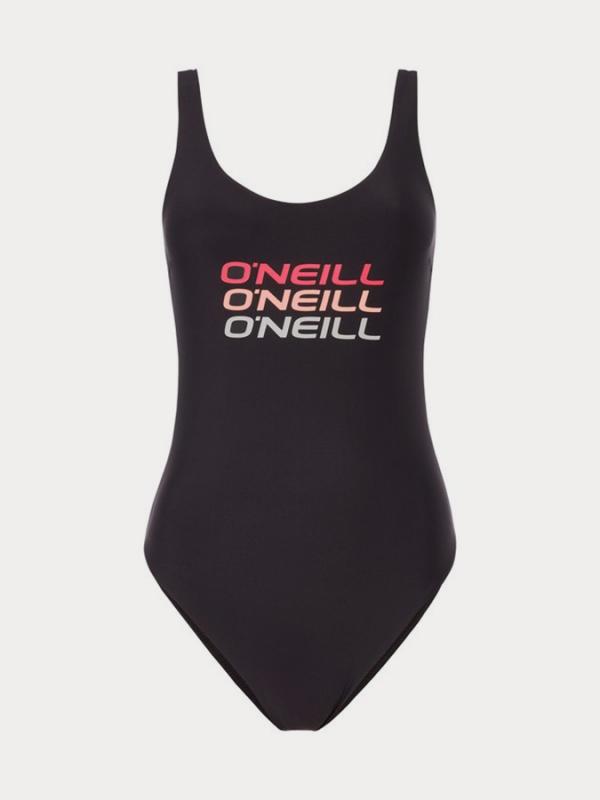Plavky O´Neill Pw Logo Tripple Swimsuit Černá