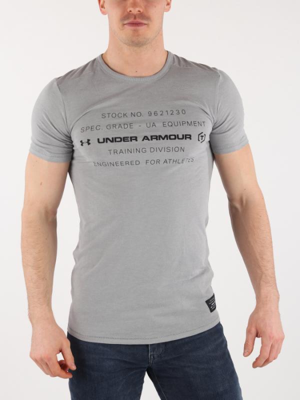 Tričko Under Armour Sportstyle Triblend Graphic Šedá