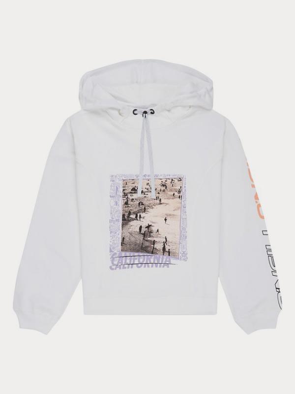 Mikina O´Neill Lw Ishikari Nights Oth Hoodie Bílá