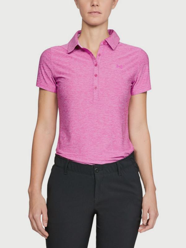 Tričko Under Armour Zinger SS Polo Růžová