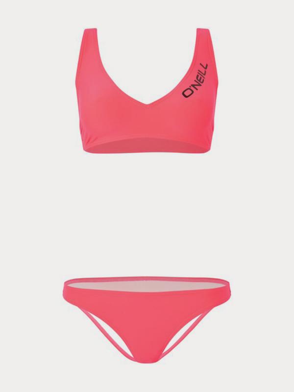 Plavky O´Neill Pw Padua Koppa Logo Bikini Růžová