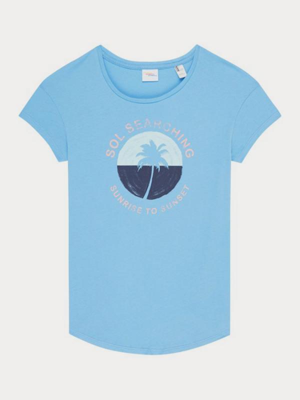 Tričko O´Neill Lw Sol Graphic T-Shirt Modrá