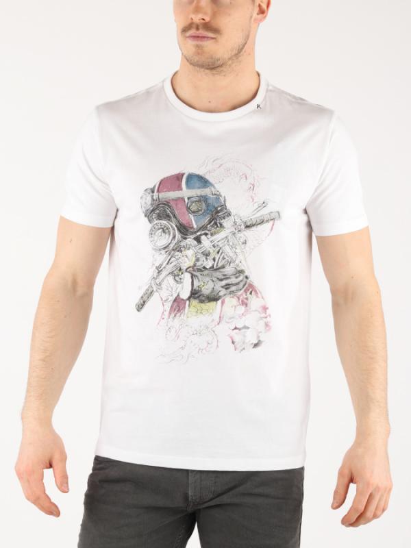 Tričko Replay M3608 T-Shirt Bílá