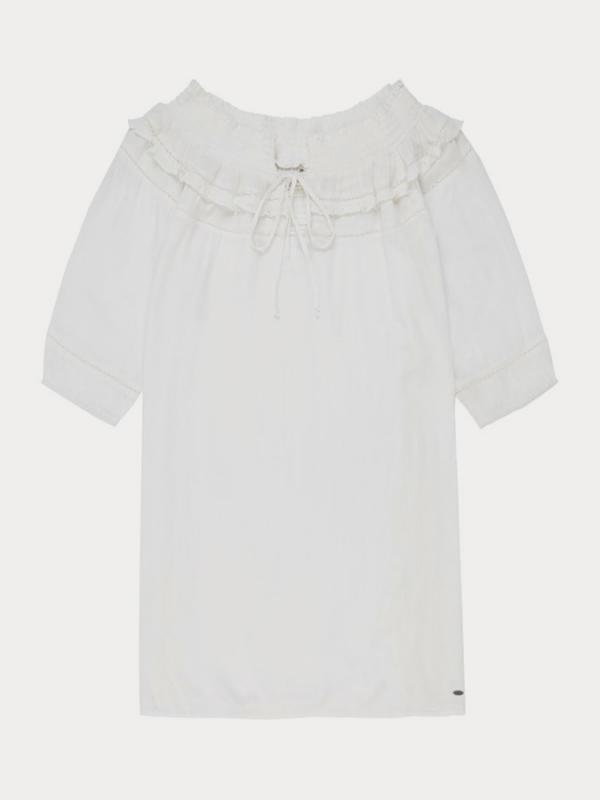 Tričko O´Neill Lw Boho Beach Cover Up Bílá
