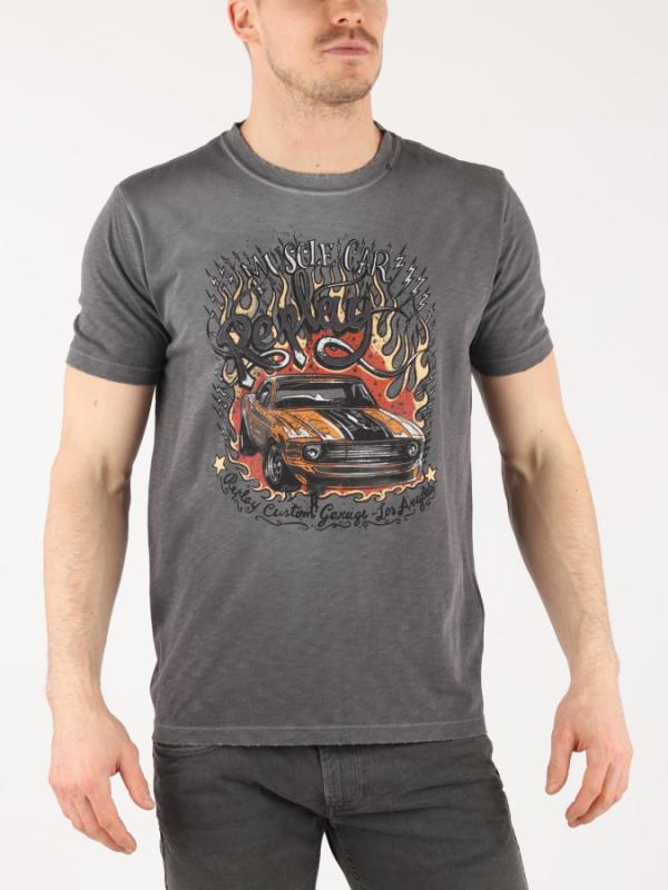 Tričko Replay M3623 T-Shirt Šedá