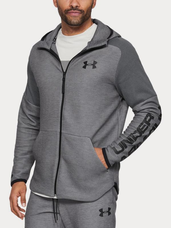 Mikina Under Armour Move Light Graphic Fz Šedá