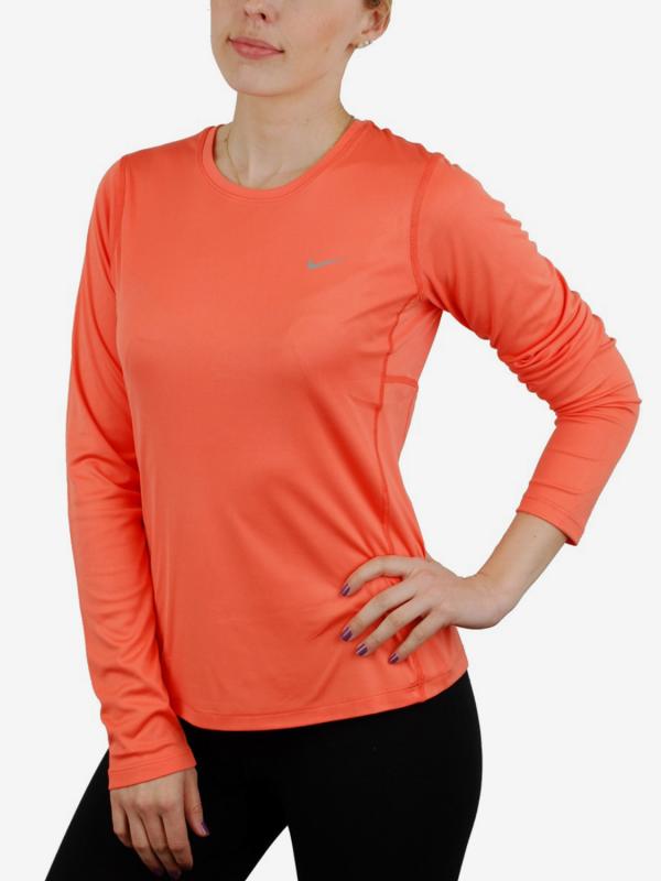 Tričko Nike Miler Long Sleeve Oranžová