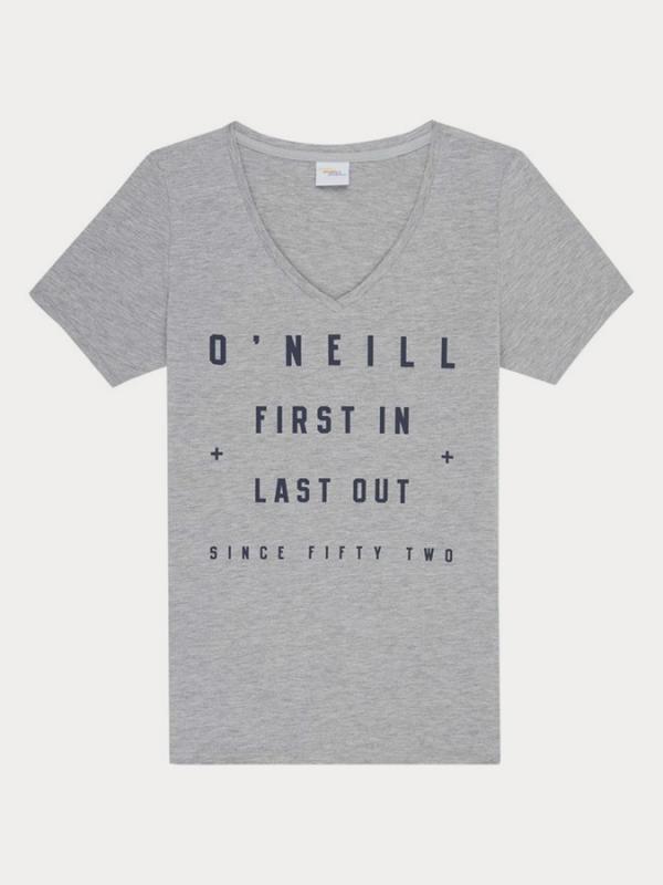 Tričko O´Neill Lw First In, Last Out T-Shirt Šedá