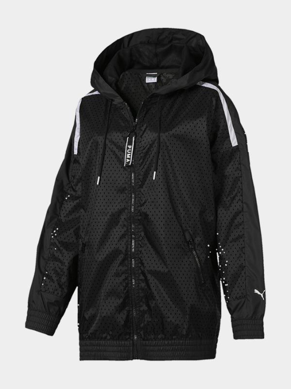 Bunda Puma Chase Woven Jacket Black Černá