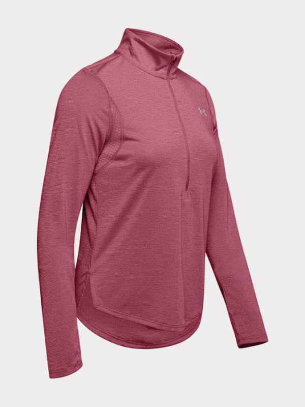 Tričko Under Armour Streaker 2.0 Half Zip Růžová