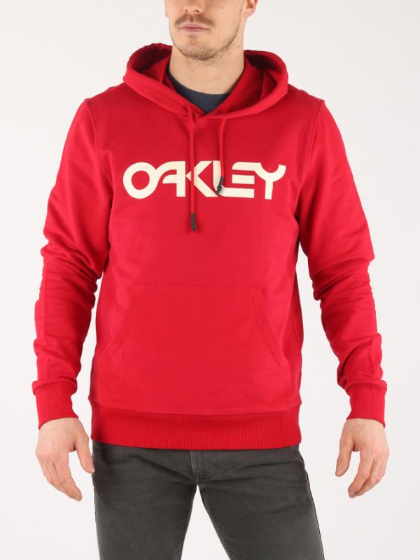 Mikina Oakley B1B Po Hoodie Samba Red Červená