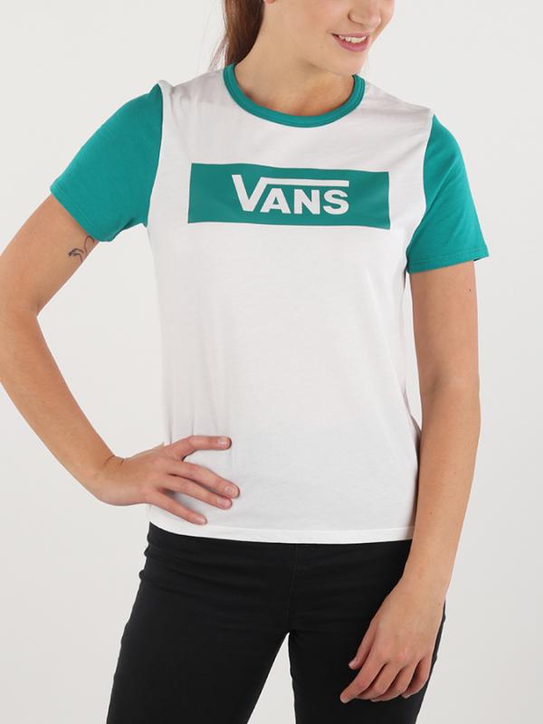 Tričko Vans Wm V Tangle Range Ri White/Quetzal Bílá