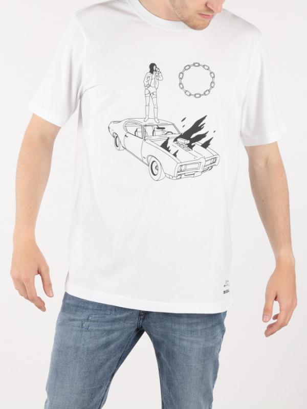 Tričko Diesel T-Just-Sj Maglietta Barevná