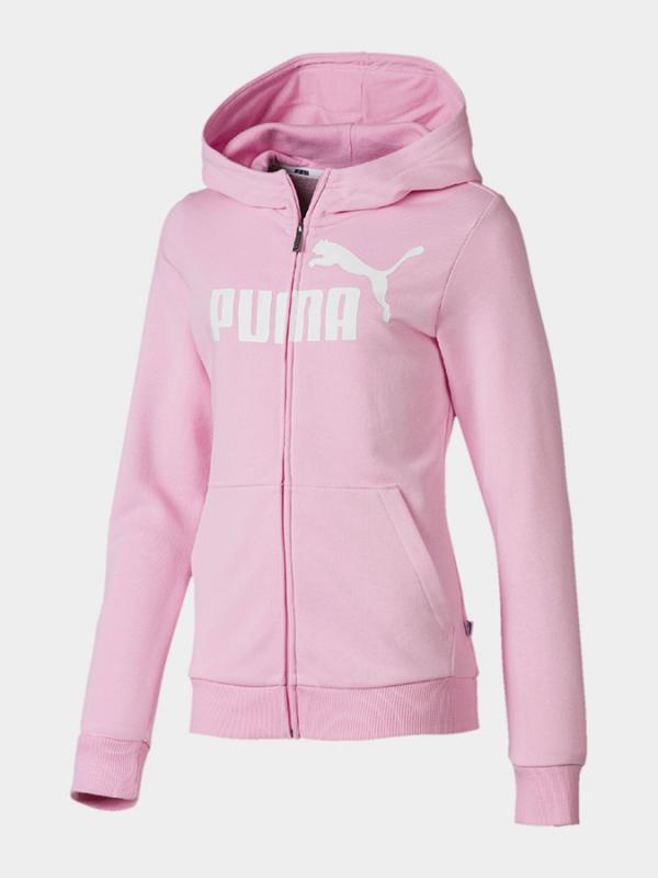 Mikina Puma Essentials Hooded Jacket Růžová