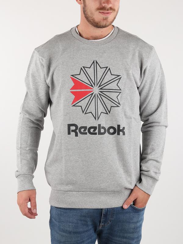 Mikina Reebok Classic AC FT Big Starcrest Crew Šedá