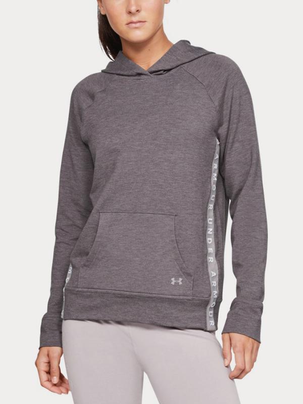 Mikina Under Armour Featherweight Fleece Hoody Šedá